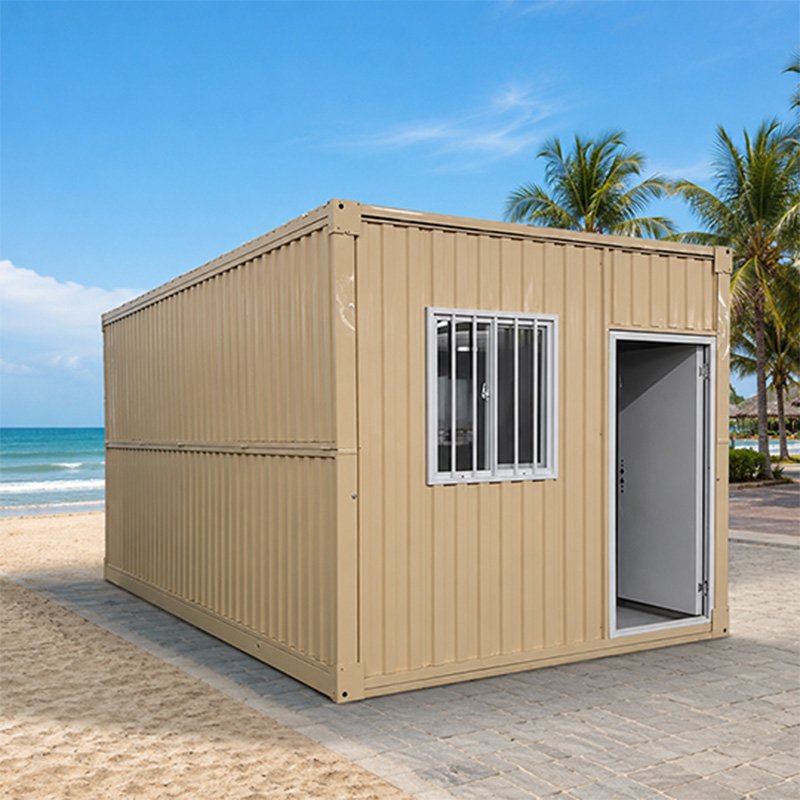 Folding Container House Delivered as One Complete Unit