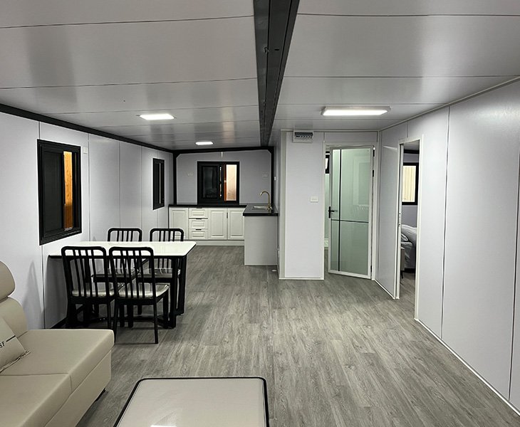 Inside a 20ft Container House