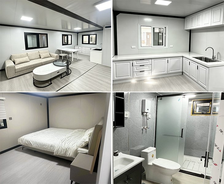 Real Living Space Inside a Tiny Container Home