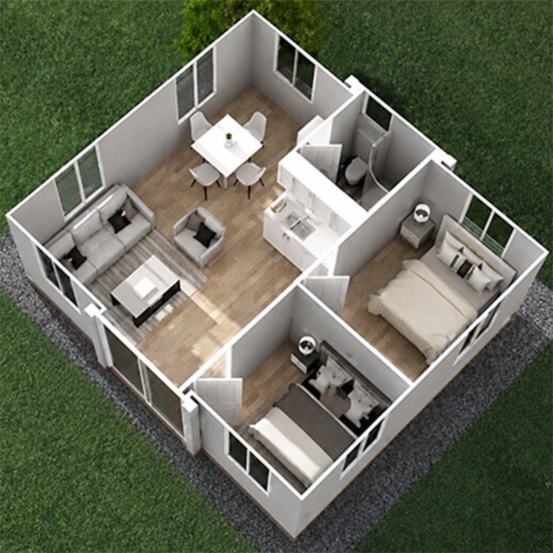 2-Bedroom Family Layout