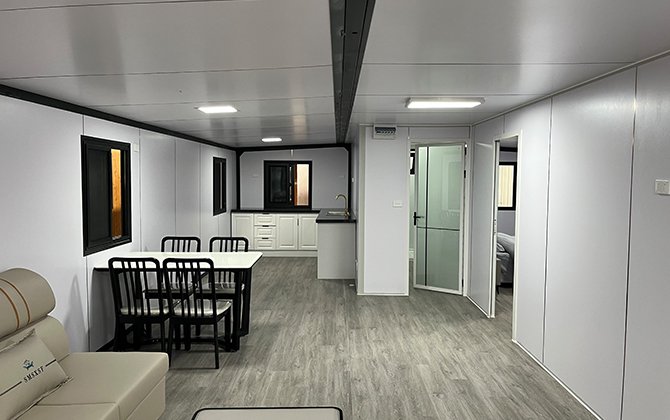Modern Container House in Detail